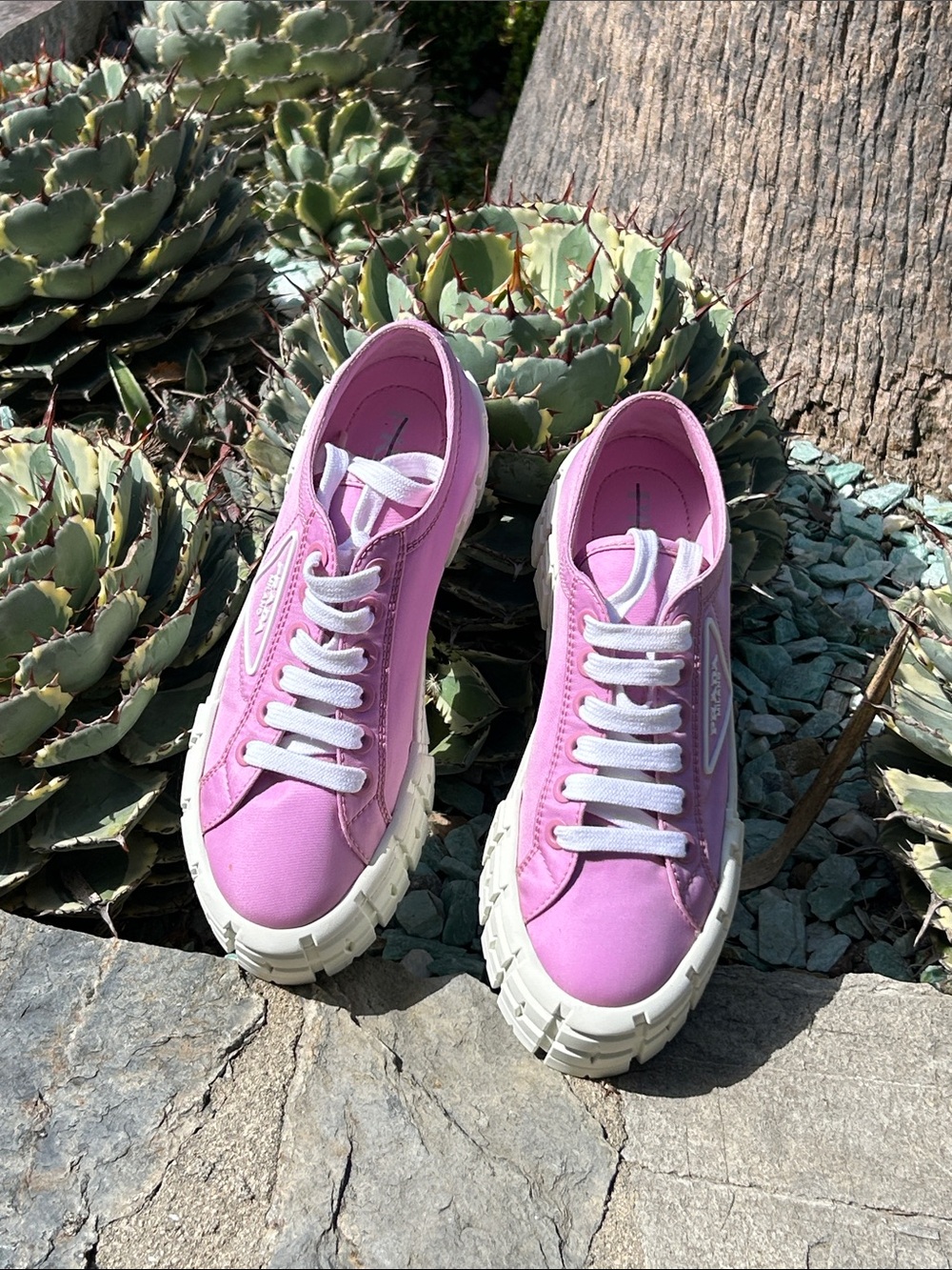 Prada Platform Tennis Shoes